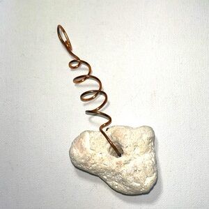 Artisan Hand Crafted Celtic “Hag” Stone Hanging Home Accent Protection Energy